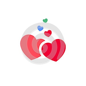 Valentines day symbol, holiday icon