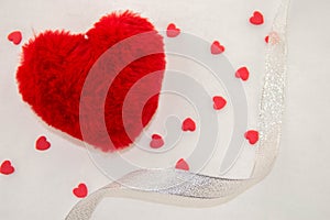 Valentines day time! Decorative background.