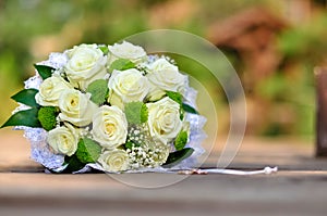 Valentines Day or wedding bouquet. background with flower