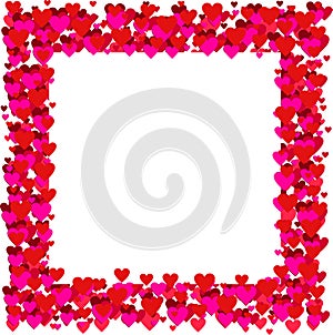 Valentines frame - vector