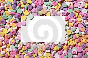 Valentines Heart Candy Background