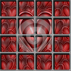 valentines Heart locked away