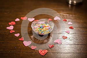 Valentines Heart and Sweet Heart Candies