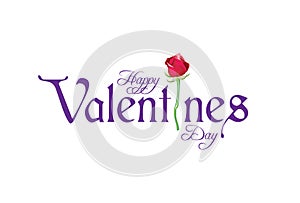 Valentines logotype with path 2 photo