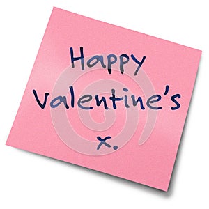 Valentines Post It Note