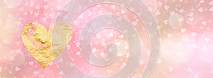 Valentines social media header banner with copy space