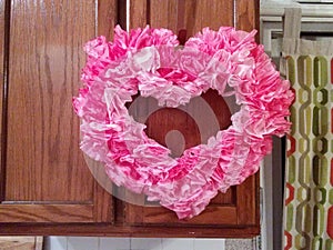 Valentines wreath