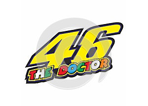 Valentino Rossi 46 Logo The Doctor photo