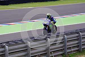 Valentino Rossi, in qualification.