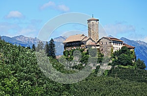 Valer castle in Val di Non, Northern Italy photo