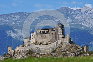 Valere castle in Sion, Switzerland photo
