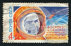 Valeri Bykovski printed by Russia