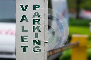 Valet Parking Sign