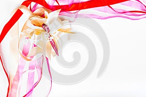 Valetine`s day, Mother`s day, birthday concept - Colorful ribbon