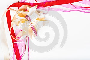 Valetine`s day, Mother`s day, birthday concept - Colorful ribbon