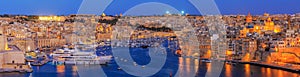 Valetta sunset in Malta photo