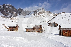 Valfreda e Fuciade in fassa valley and falcade valley, Dolomites, UNESCO World Heritage Site photo