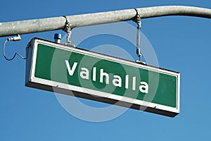Valhalla sign photo