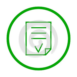 Valid Document icon.