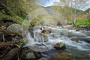 The Valira river of Andorra photo