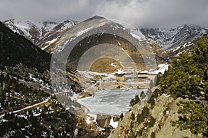 Vall de Nuria in winter