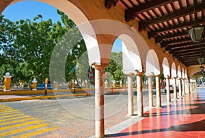 Valladolid city of Yucatan Mexico