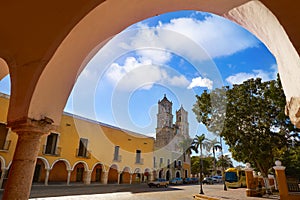 Valladolid city of Yucatan Mexico photo