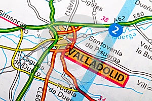 Valladolid map