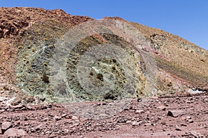 Valle Arcoiris, Rainbow valley, near San Pedro de Atacama.