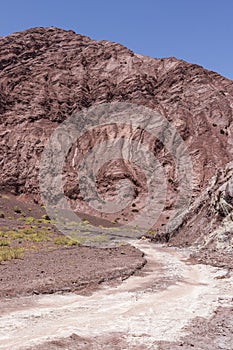 Valle Arcoiris, Rainbow valley, near San Pedro de Atacama.