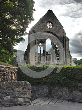 Valle Crucis Abbey Cadw-Majestic medieval abbey was legendary for its lavish feasts.Wales