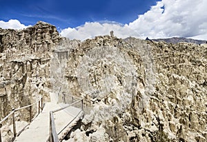 Valle de la luna in Bolivia