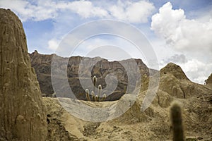 Valle de la luna in Bolivia