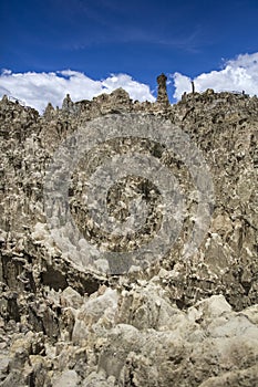 Valle de la luna in Bolivia