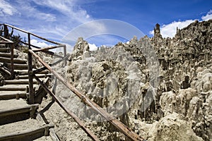 Valle de la luna in Bolivia