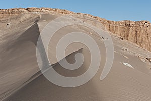 Valle de la Luna Moon Valley in Atacama Desert near San Pedro de Atacama, Antofagasta - Chile