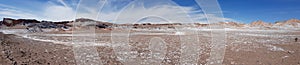 Valle de la Luna Valley of the Moon in the Atacama Desert, Chile