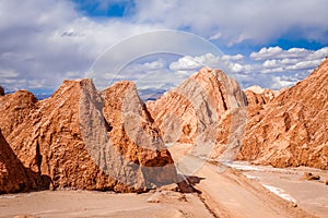 Valle de la muerte in San Pedro de Atacama, Chile photo