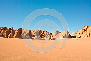 Valle de la Muerte at San Pedro de Atacama in the Atacama Desert photo