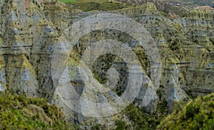 Valle de las Animas, rock formation valley in La Paz