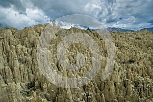 Valle de luna rock formations, Bolivia