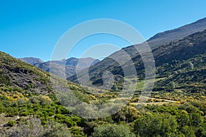 Valle del arroyo de Mazobre en el parque natural de la montaÃÆÃÂ±a photo