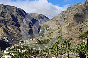 The Valle Gran Rey, La Gomera island.