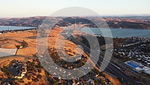 Vallejo, California, San Francisco Bay, Downtown, Aerial View