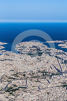 Valletta in Malta as seen from the air