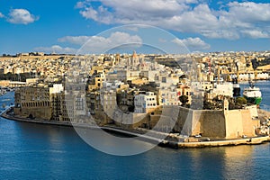 Valletta, Malta. Grand harbour view