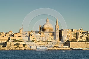 Valletta skyline photo