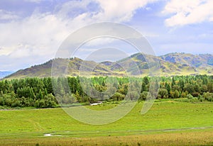 A valley in the Altai mountains