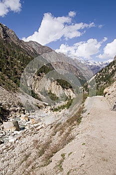 Valley of Bhagirathi (Ganga) river photo