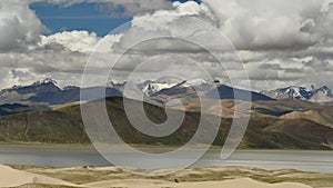 Valley of Brahmaputra river Himalayas Tibet